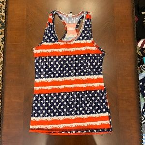 Patriotic Red White and Blue Tank Top